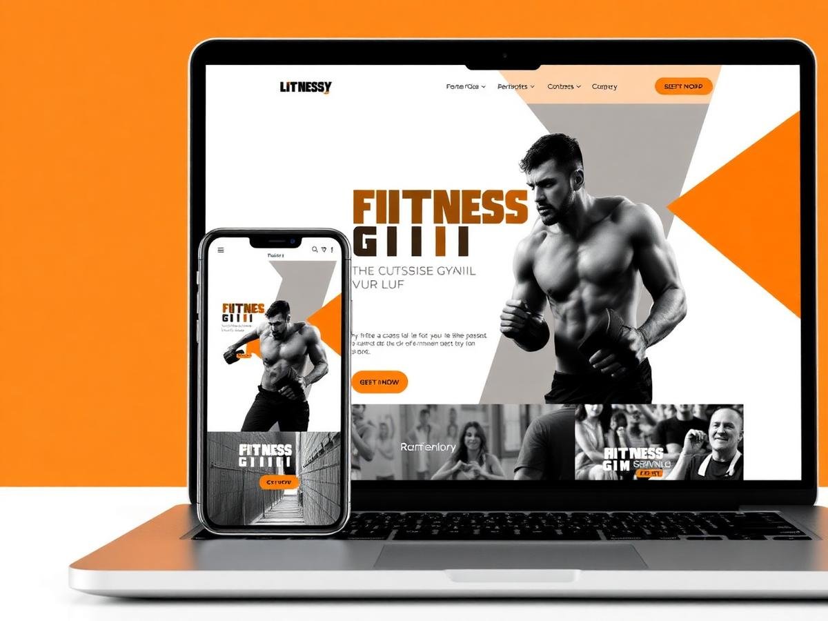 Fitness gym website